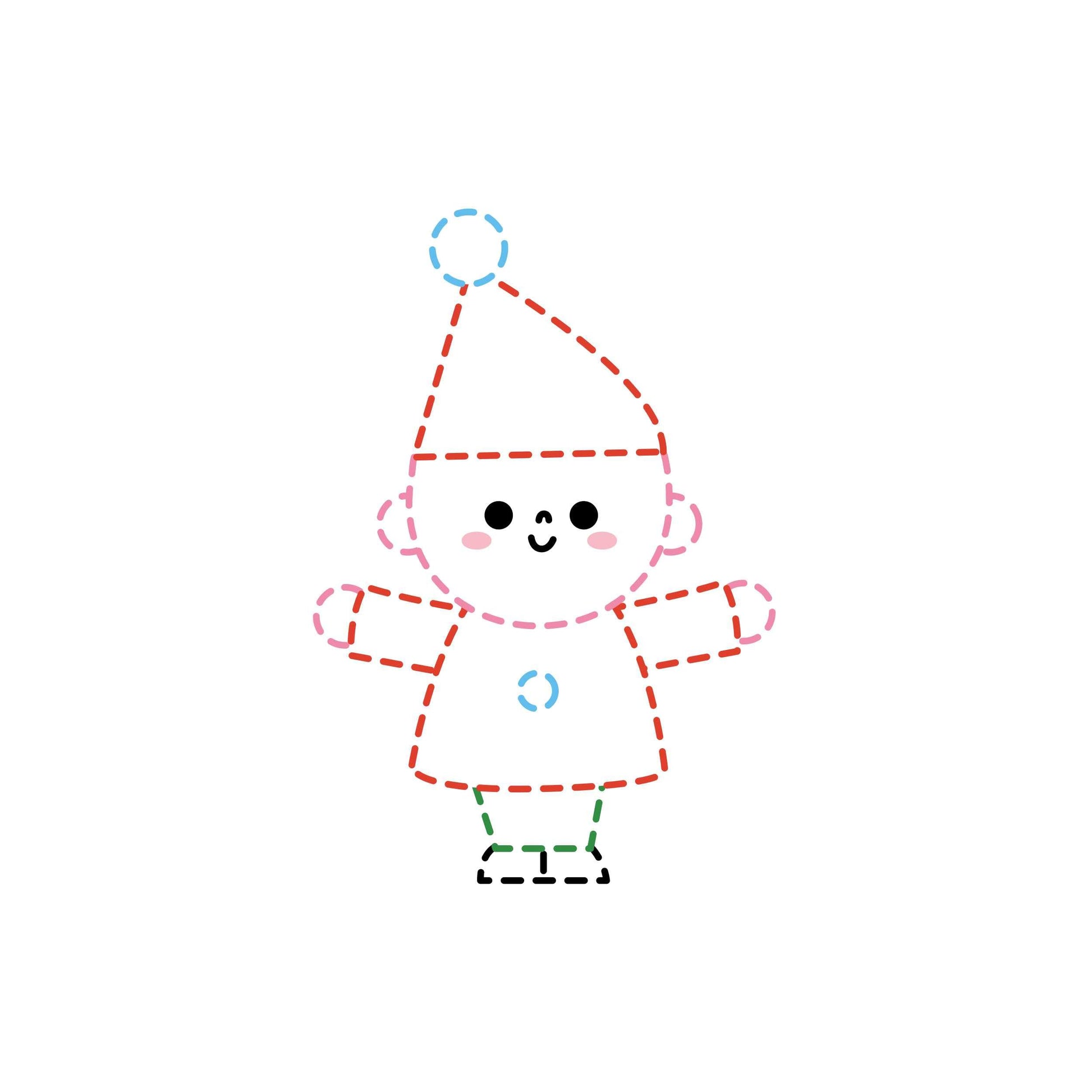 Mes premiers coloriages sans dépasser - Joyeux Noël !
