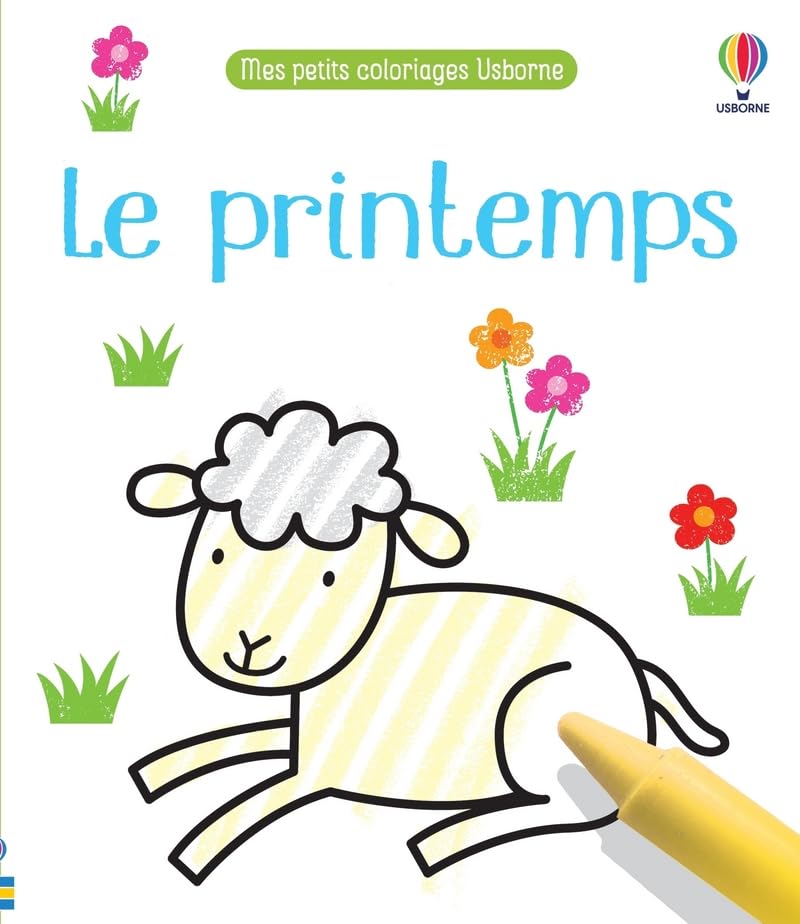 Le printemps - Mes petits coloriages Usborne