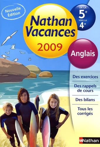 Anglais de la 5e vers la 4e Nathan vacances