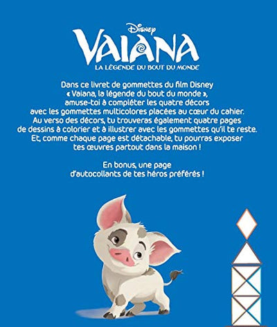 Disney Vaiana - Mon livret de gommettes