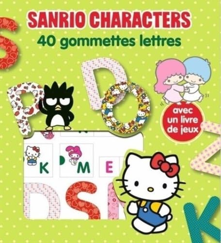 Sanrio Characters - 40 gommettes lettres lic.
