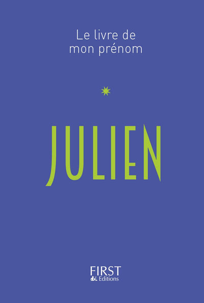 15 Le Livre de mon prénom - Julien