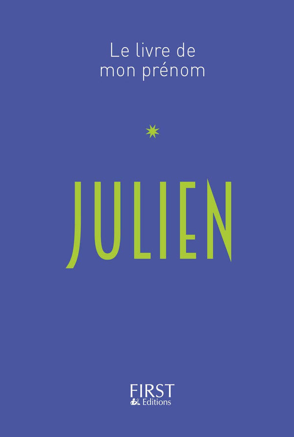 15 Le Livre de mon prénom - Julien