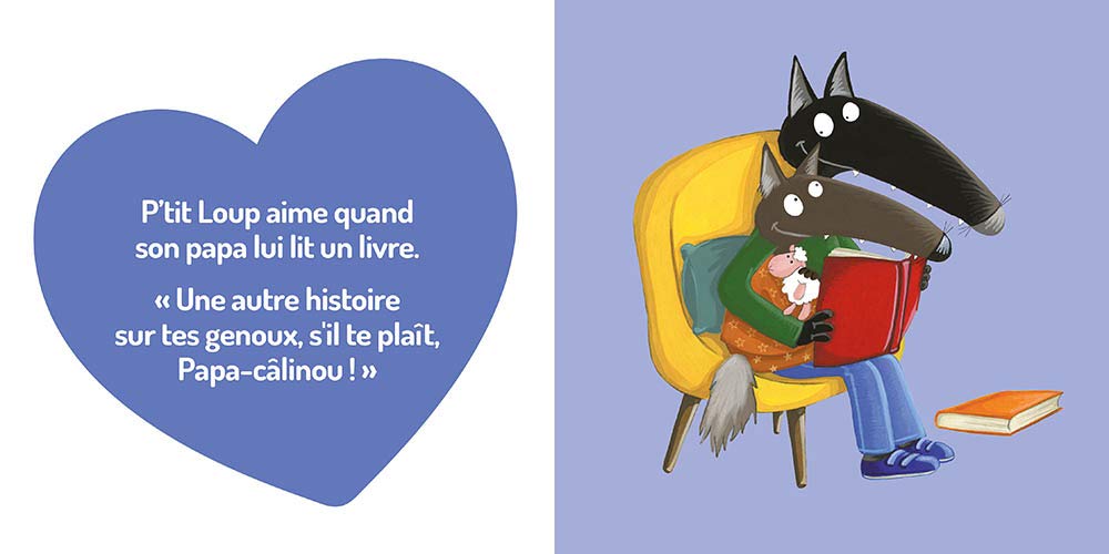 P'TIT LOUP AIME SON PAPA