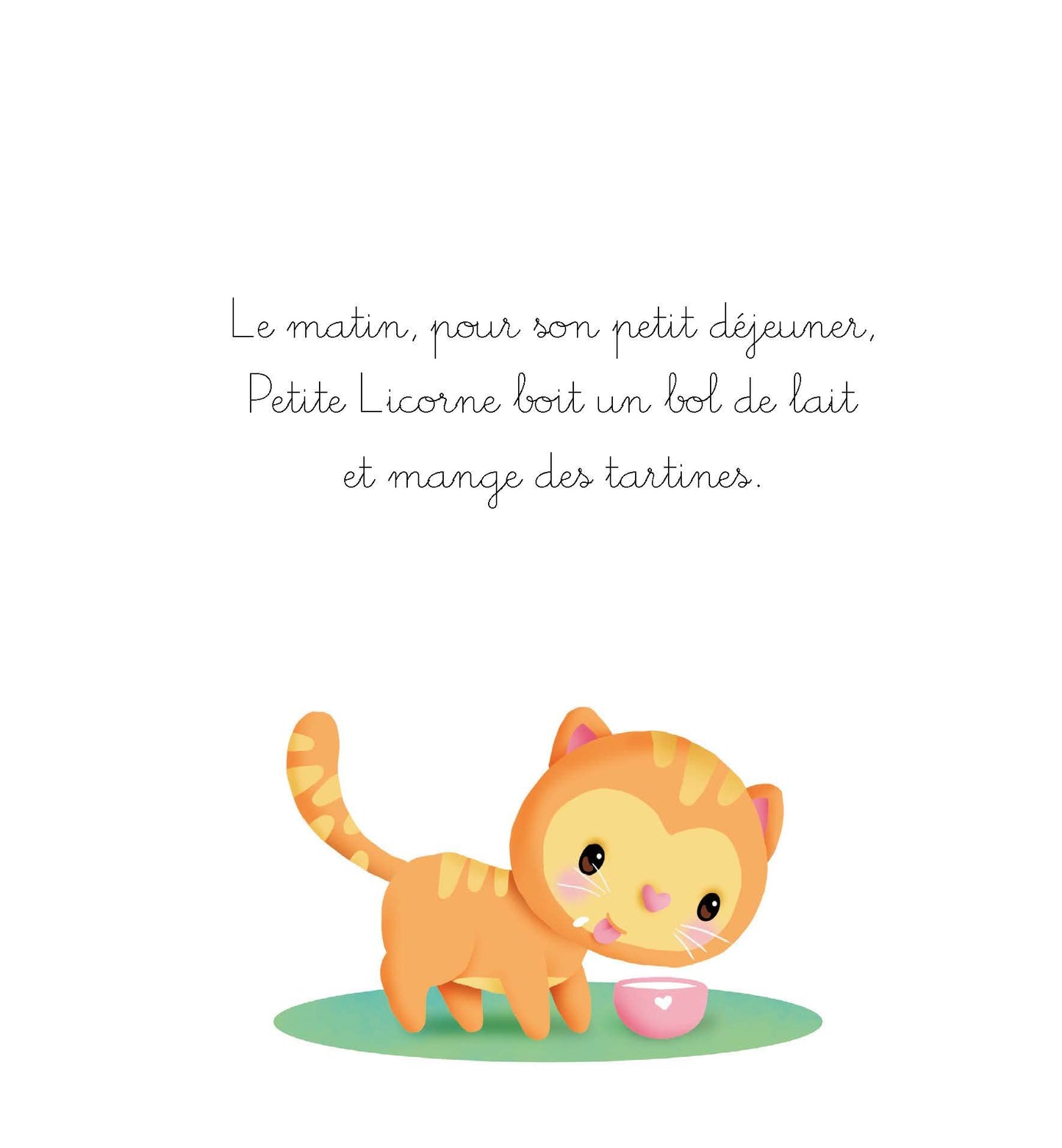 Petite licorne va manger