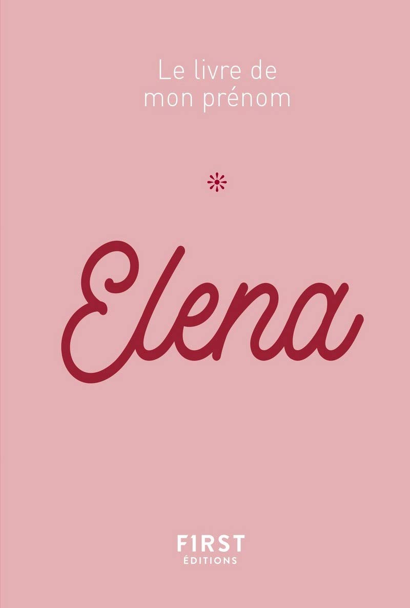 75 Le livre de mon prénom - Elena