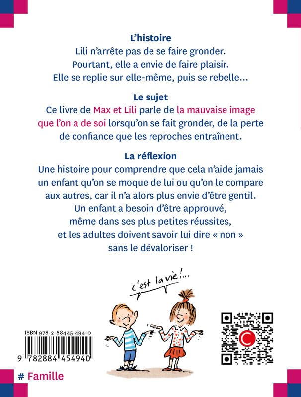 Lili se fait toujours gronder