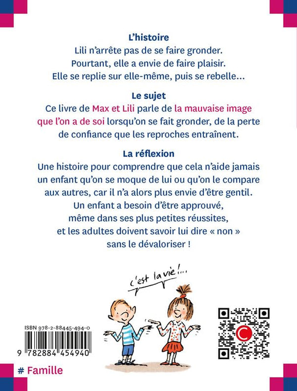 Lili se fait toujours gronder