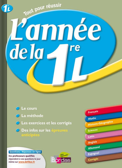 ANNEE DE LA 1ERE L