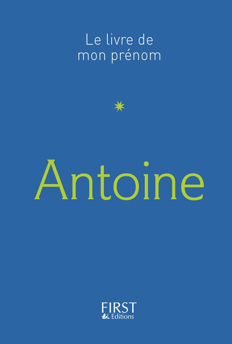 20 Le Livre de mon prénom - Antoine