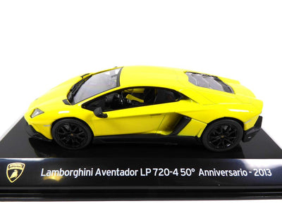 OPO 10 - Voiture 1/43 Compatible avec Lamborghini Aventador LP 720-4 2013 50 Ans - SC7 UP008