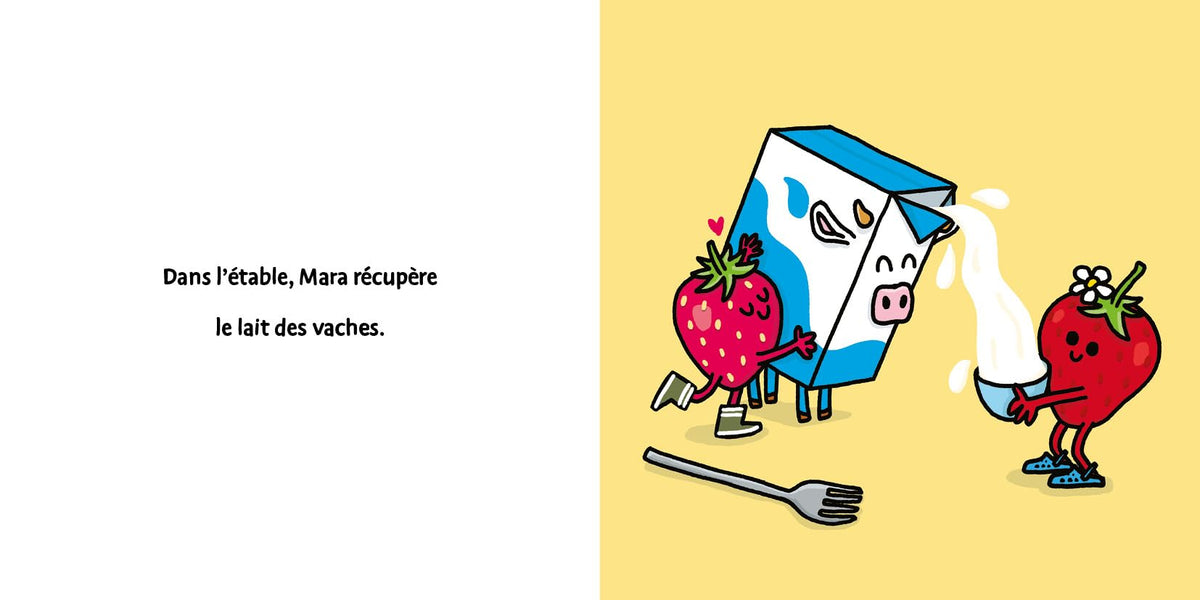BIDULES CHOUETTES - CHARLOTTE LA FRAISE VA A LA FERME