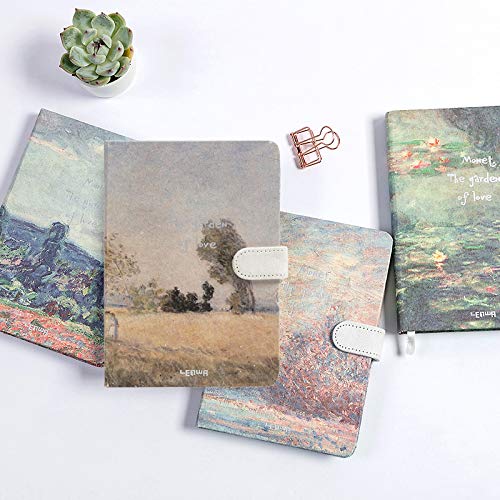 Claude Monet The Garden of Love Agenda journal/agenda Format A5 128 feuilles C- The Poppy Fields