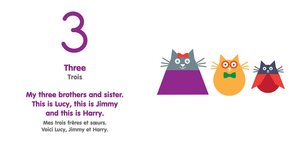 One, two, three...Happy birthday!: Un, deux, trois... Joyeux anniversaire !