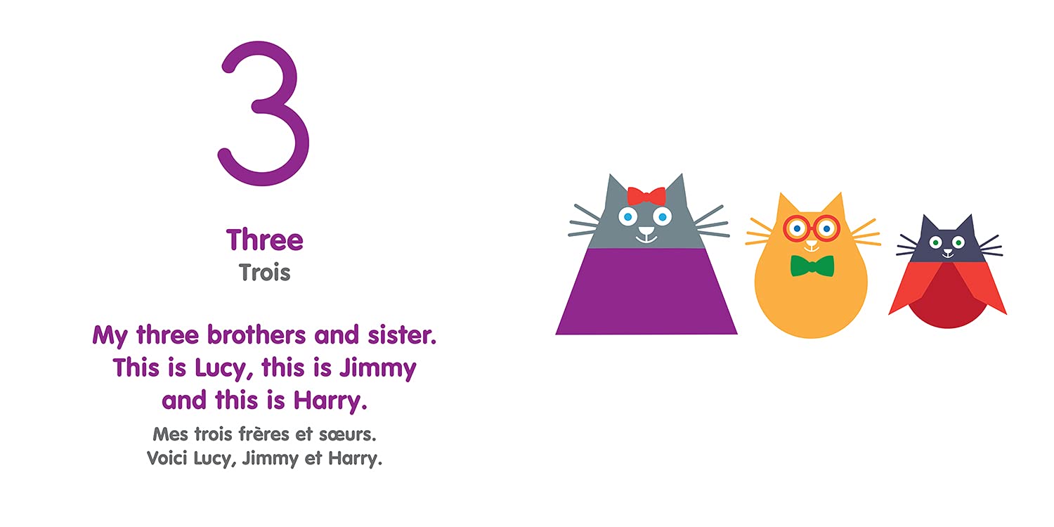 One, two, three...Happy birthday!: Un, deux, trois... Joyeux anniversaire !