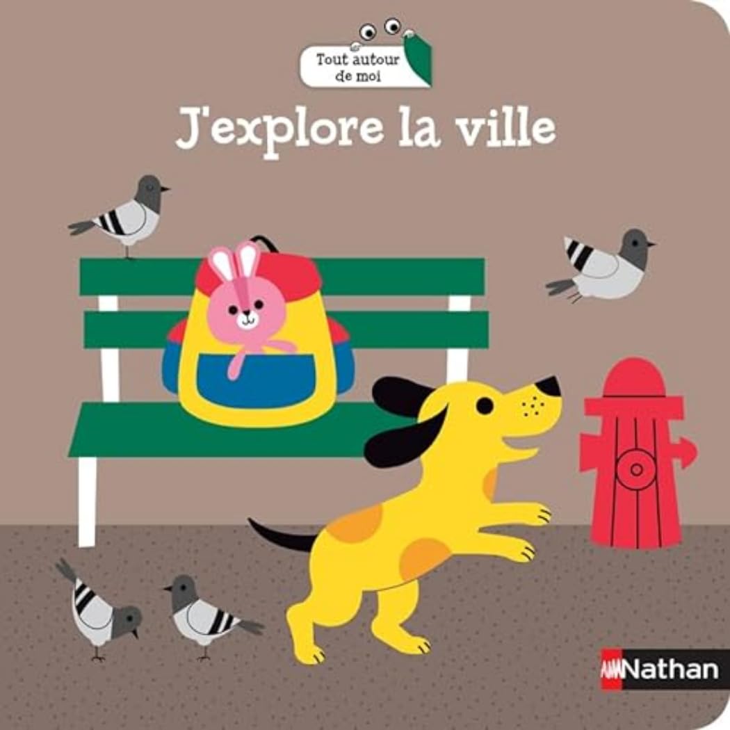 J'explore la ville - Livre d'éveil à Flaps - Dès 18 mois