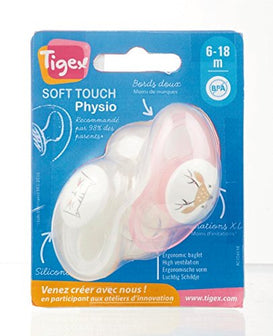 2 Chupetes Soft Touch Silicona T2