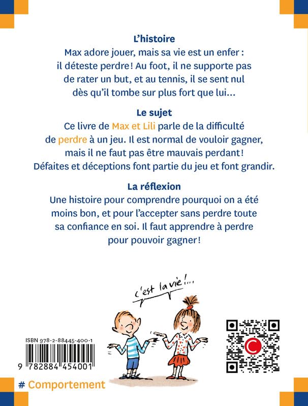 Max n'aime pas perdre