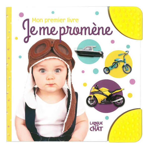 Mon premier livre - Je me promène - Imagier tout-carton avec coins en caoutchouc - Dès 6 mois