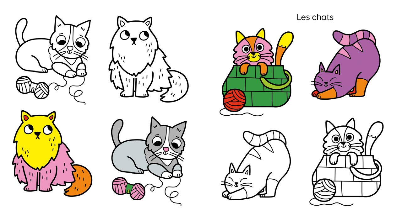 L'imagier des animaux à colorier