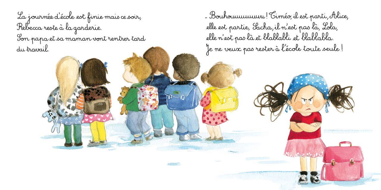 Rebecca Blabla à la garderie