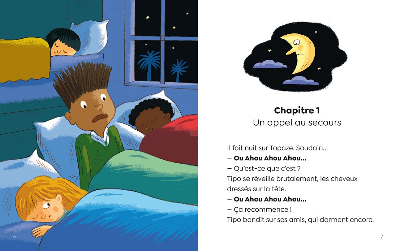Topaze, l'île merveilleuse - Des cris dans la nuit - CP niveau 3 -Premières lectures Lito