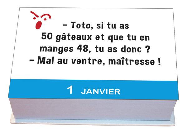 Minimaniak - 365 blagues de Toto, mini calendrier