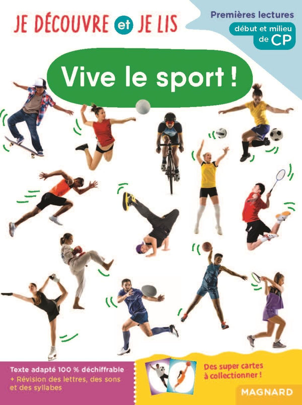 Je découvre et je lis CP - Vive le sport !: Début et milieu de CP