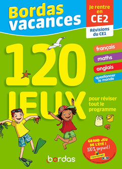 Bordas Vacances - 120 jeux pour réviser CE1 vers CE2 (ancienne édition)