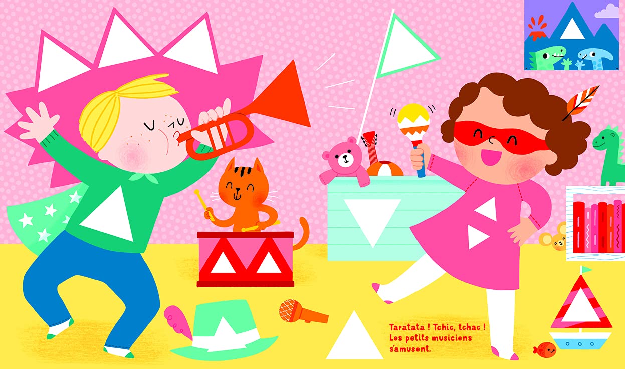 Autocollants Les formes -Les triangles - Dès 3 ans