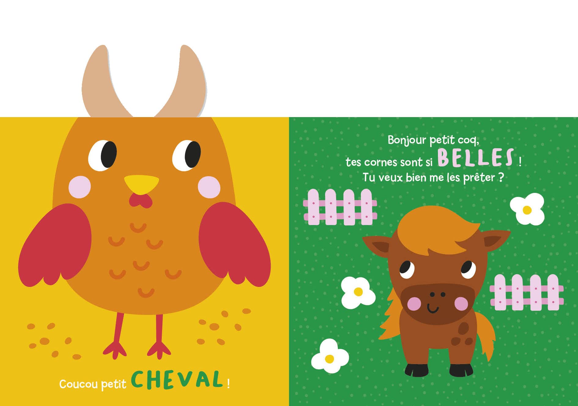 MES ALBUMS CÂLINS - BONJOUR PETITE VACHE !