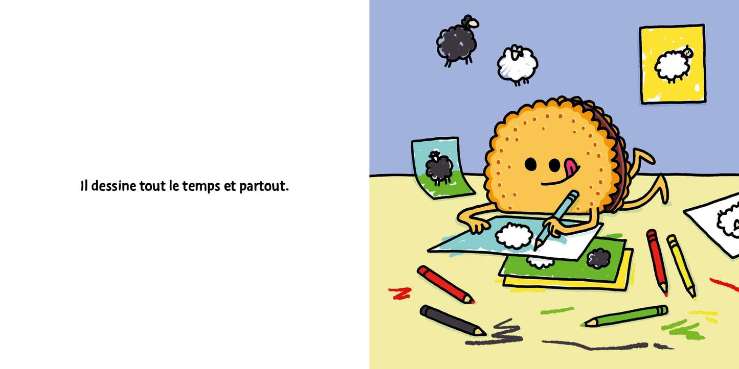 LES BIDULES CHOUETTES - ANTOINE LE BISCUIT AIME DESSINER