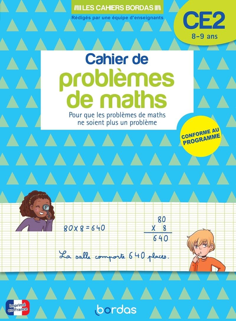 Cahier de problèmes de maths CE2