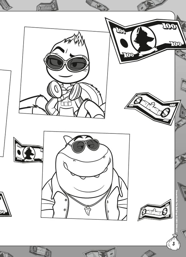 Les bad guys - Mes super coloriages