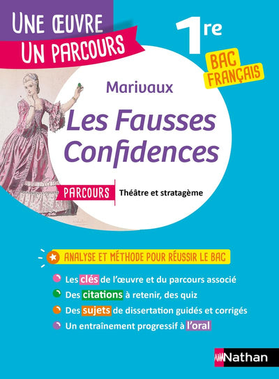 Analyse et étude de l'oeuvre - Les Fausses Confidences de Marivaux - Réussir son BAC Français 1re - Parcours associé Théâtre et stratagème - Une oeuvre, un parcours (7)