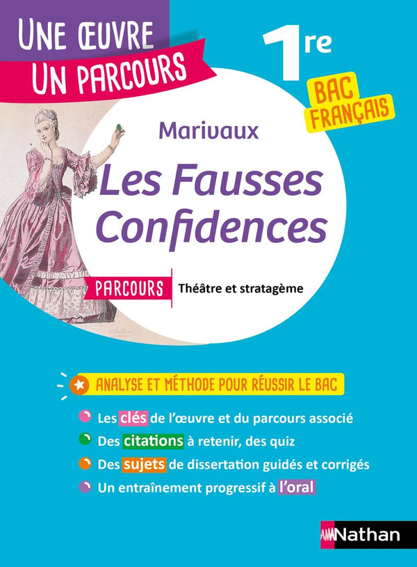 Analyse et étude de l'oeuvre - Les Fausses Confidences de Marivaux - Réussir son BAC Français 1re - Parcours associé Théâtre et stratagème - Une oeuvre, un parcours (7)