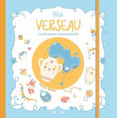 Bébé Verseau - Livre de naissance et des premières fois