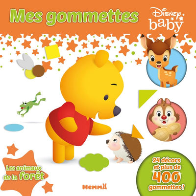 Disney Baby - Mes gommettes - Les animaux de la forêt - Livre de gommettes - Dès 3 ans