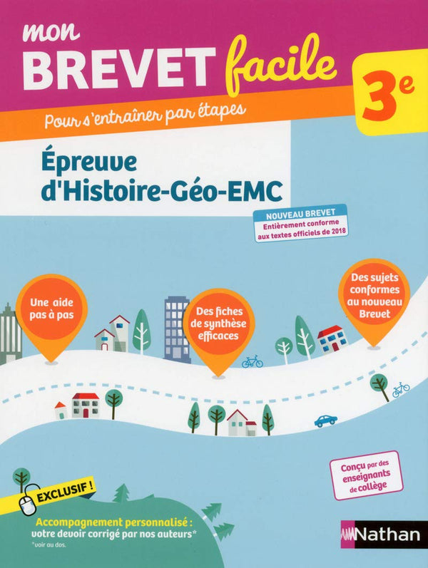 Mon Brevet facile - Épreuve de Histoire-Géographie-EMC - 3e