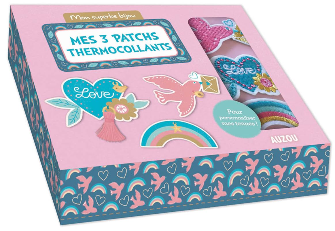 Mon superbe bijou - mon superbe bijou - mes 3 patchs thermocollants