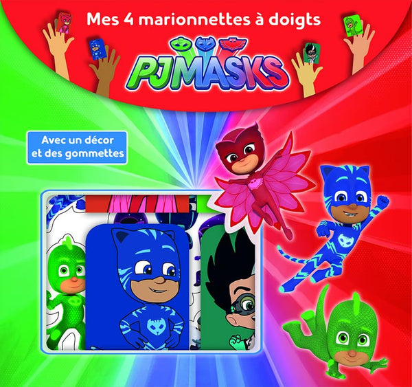 Pjmasks - Mes 4 marionnettes à doigts