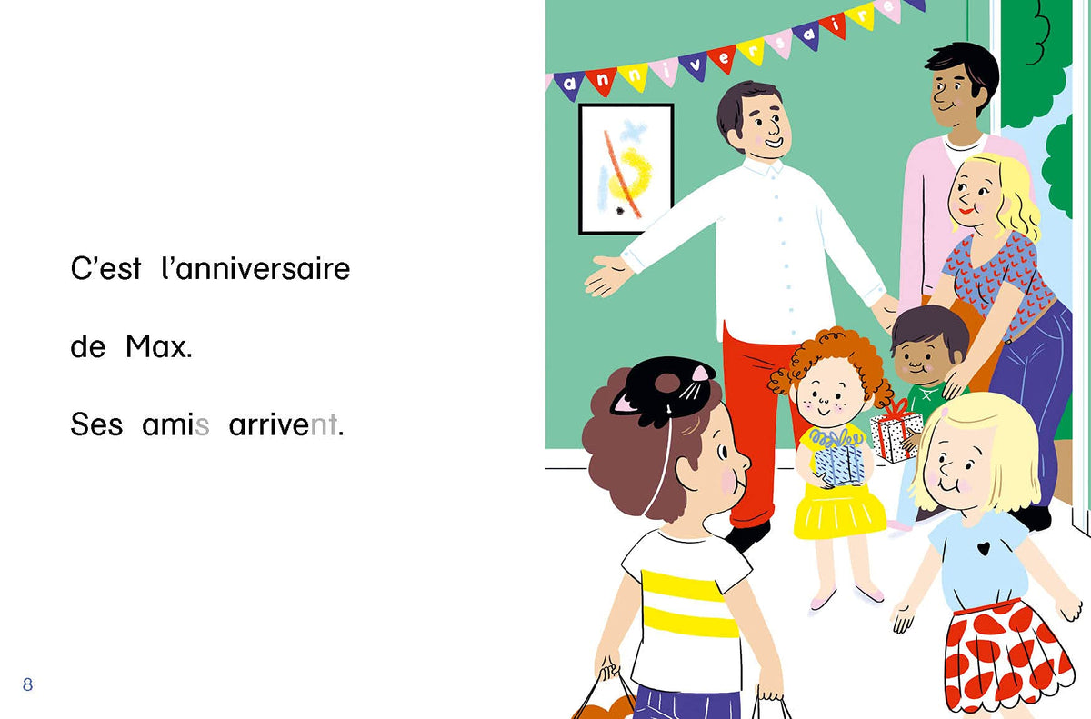 Je rentre en CP - Je déchiffre - L'anniversaire de Max - Dès 5 ans