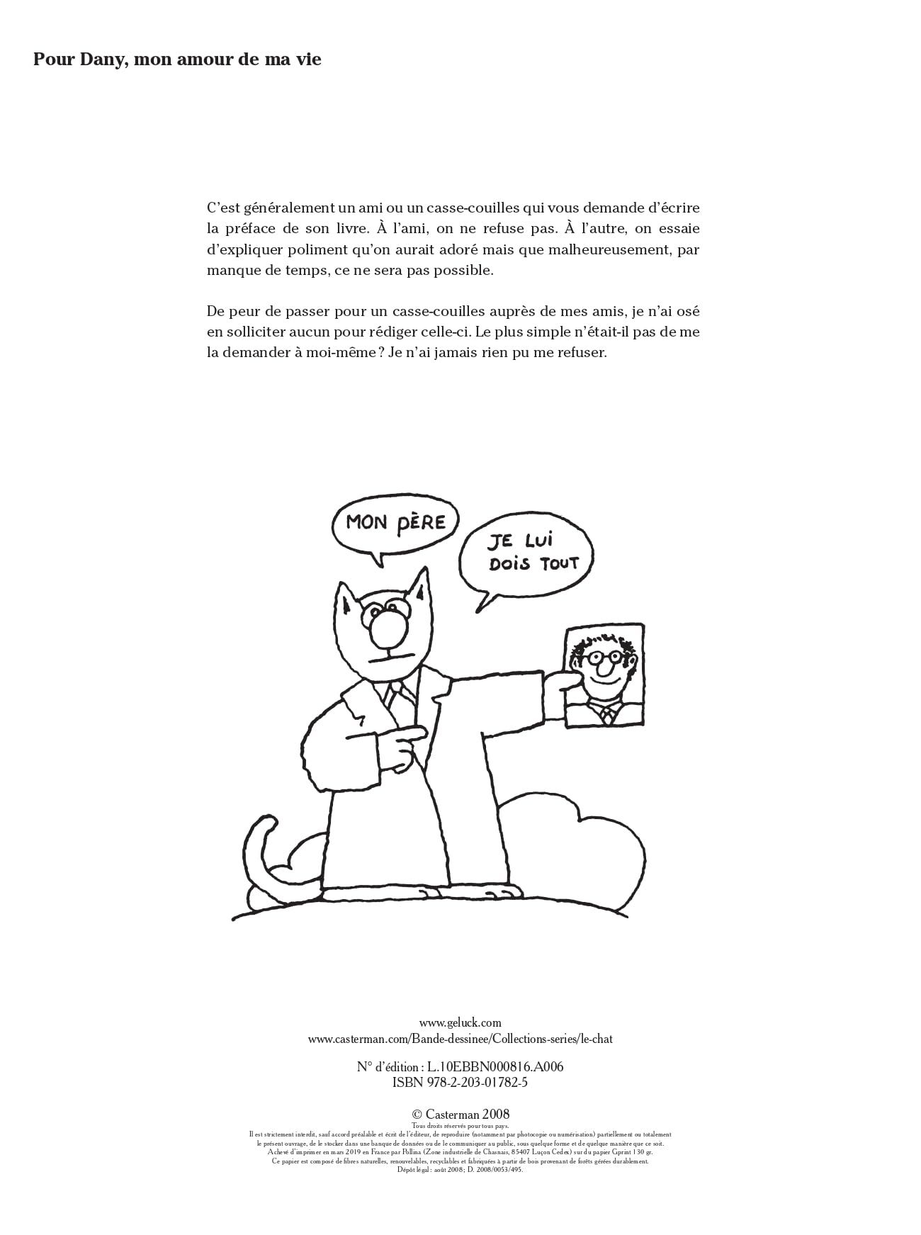 Le Chat, Tome 15 : Une vie de Chat