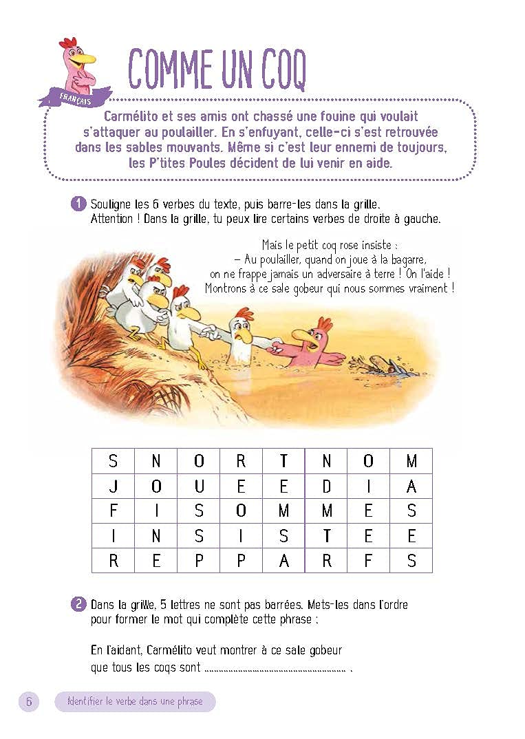 JE REVISE AVEC LES P'TITES POULES 7-8 ANS