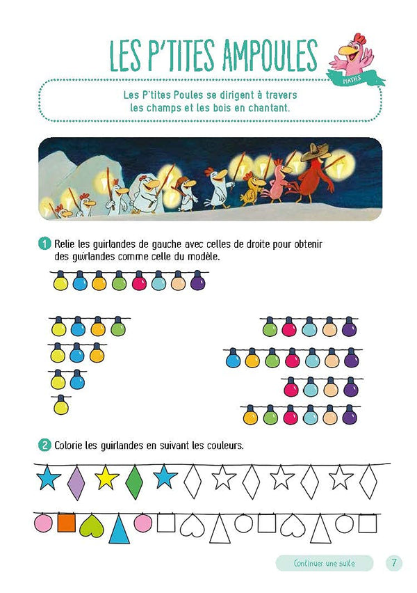 JE REVISE AVEC LES P'TITES POULES 5-6 ANS