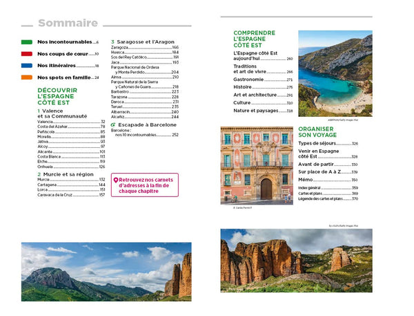 Guide Vert Espagne côté Est : Valence, Costa Blanca, Aragon, Saragosse