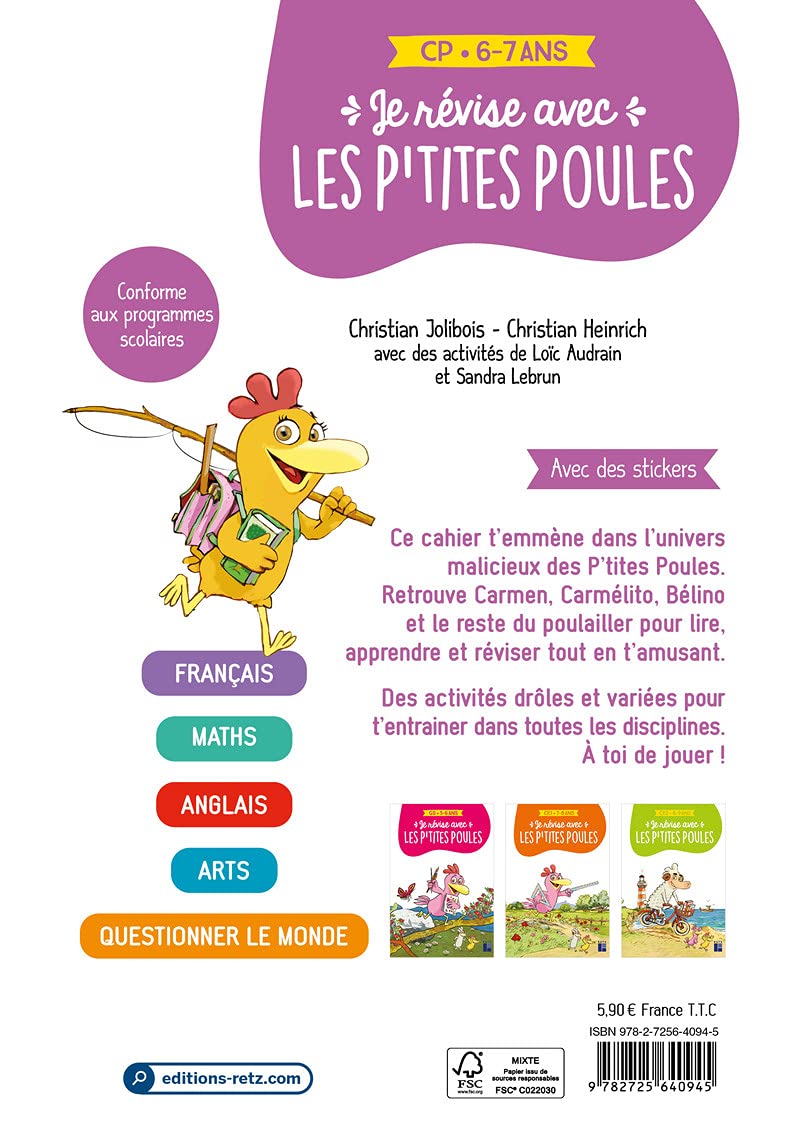 JE REVISE AVES LES P'TITES POULES 6-7 ANS