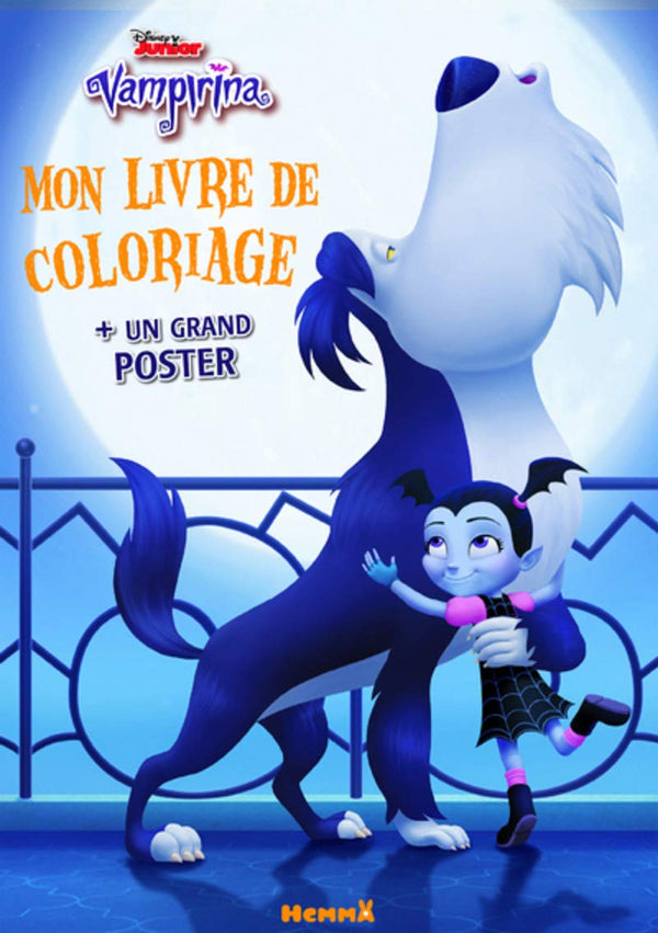 Disney Vampirina - Mon livre de coloriages + un grand poster