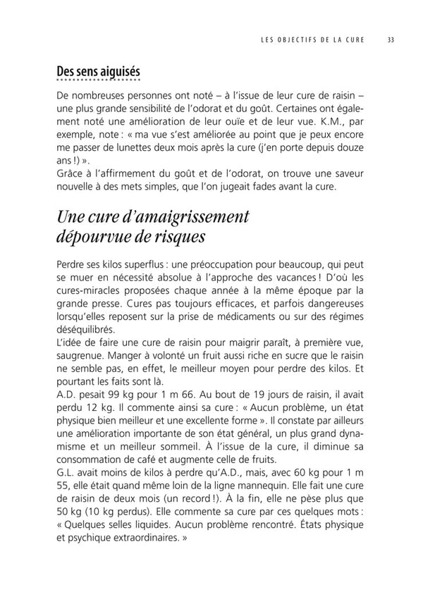 Le petit guide de la cure de raisin