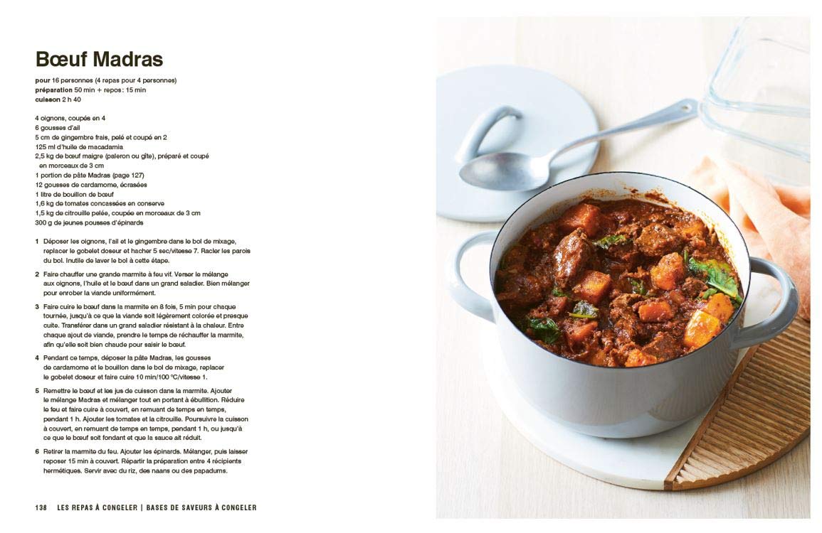 Le Grand Guide Thermomix du Batchcooking - Vos Menus sur 8 Semaines + Des Petits Plats à Congeler